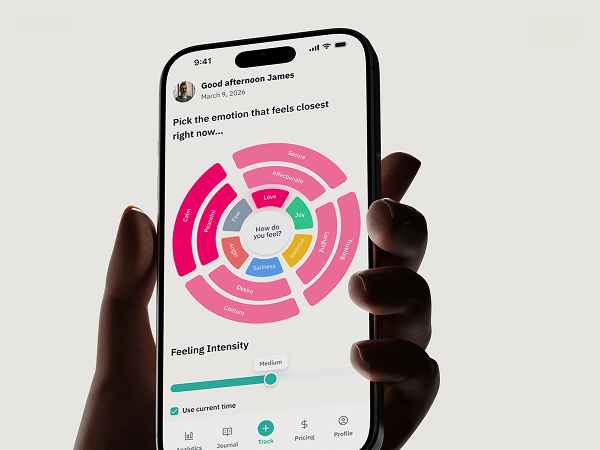 Mobile App UI UX Design for Emotional Wellbeing