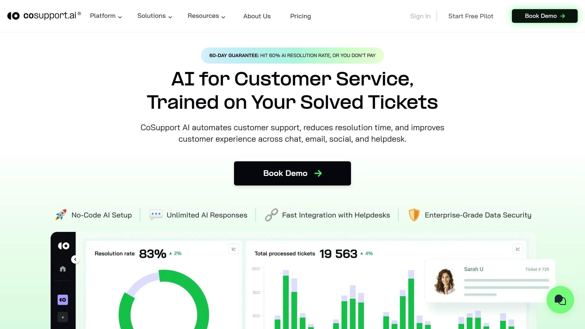SaaS analytics — fintech case (27% support ticket drop)